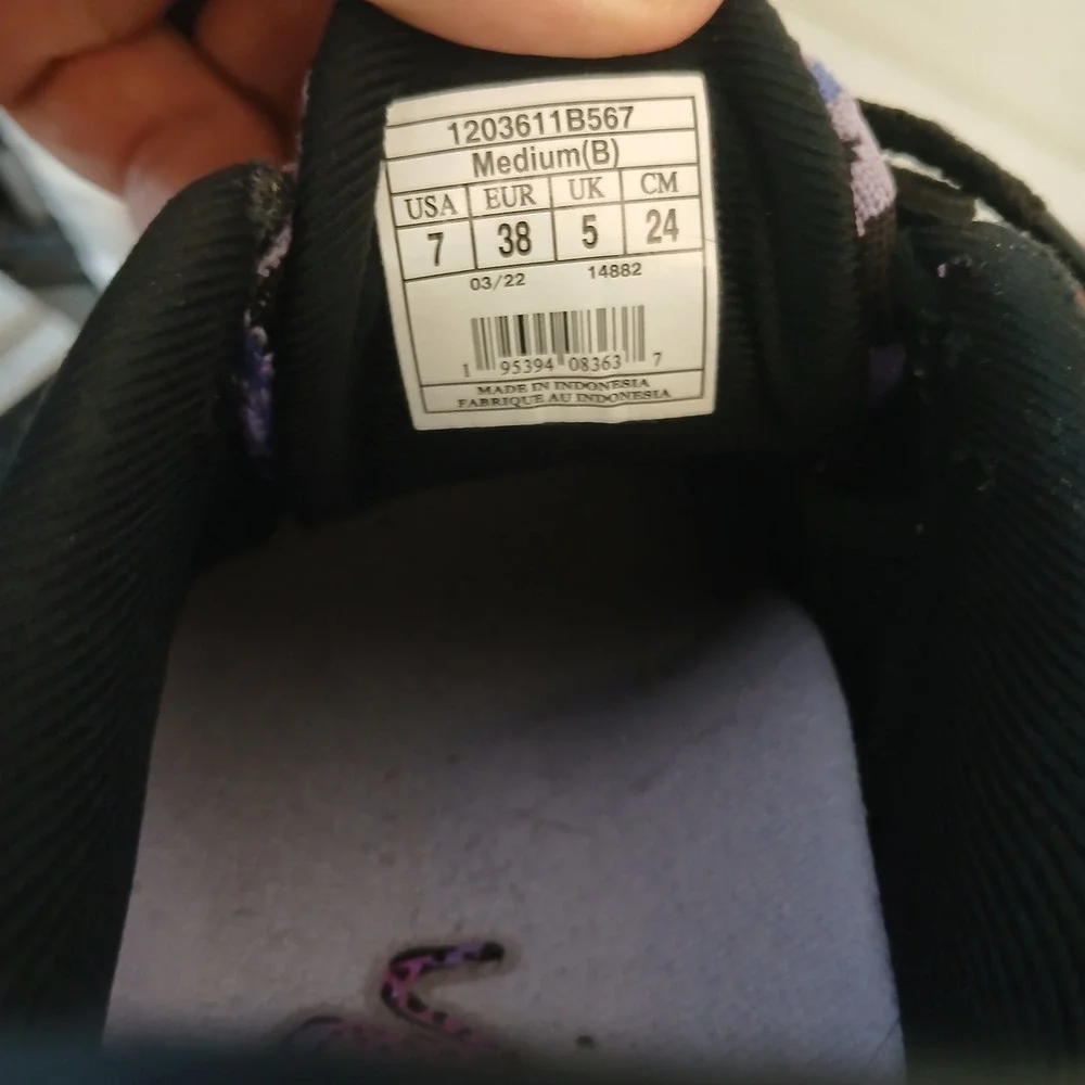 Brooks Revel 5 Women 7 Purple Leopard Running Shoes Sneakers 1203611B567